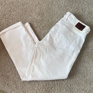 White Ankle/Cropped Jeans